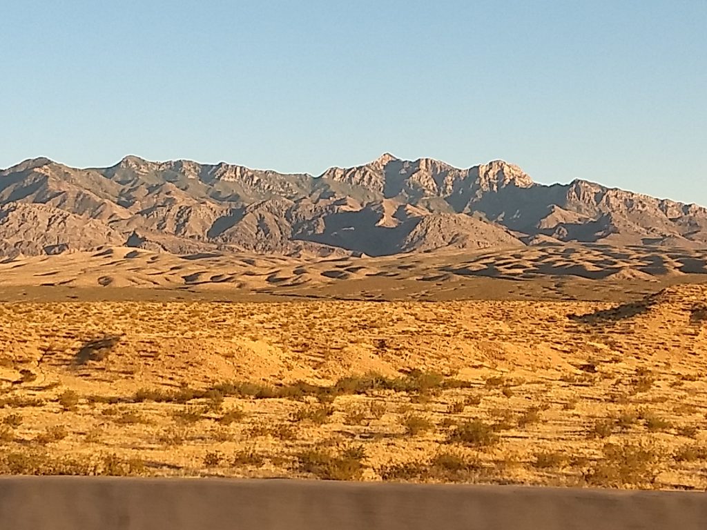 The scorching Nevada Desert